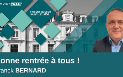 Bonne rentrée à tous !