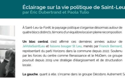 Éclairage sur la vie politique de Saint-Leu